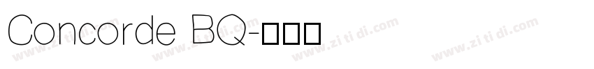 Concorde BQ字体转换